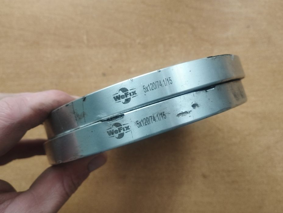 Проставки 5 120 15-20мм 74.1 з болтами