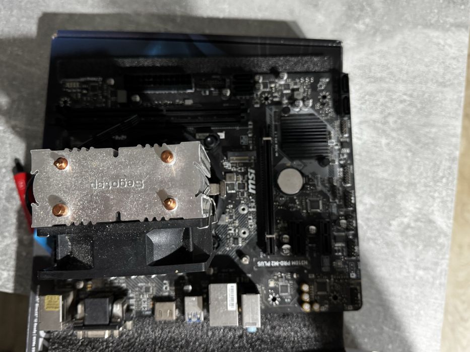 Zestaw i5-8500 + Płyta MSI H310M PRO-M2 PLUS + Chłodzenie RGB Segotep