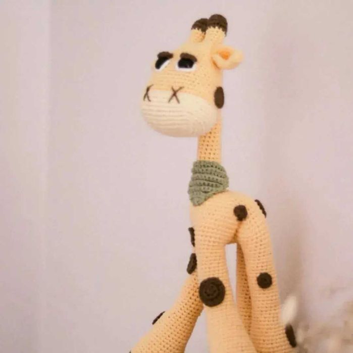 Girafa grande amigurumi