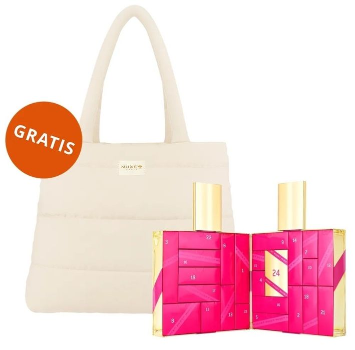 Zestaw Nuxe Kalendarz Adwentowy, 24 produkty + torba gratis