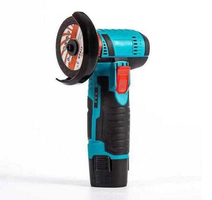 Аккумуляторная мини болгарка в кейсе два аккумулятора Li-Ion 12 В