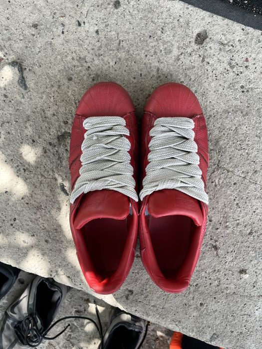 Adidas superstar red оригинал