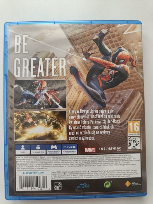 Marvel Spider-Man ps4 / ps5