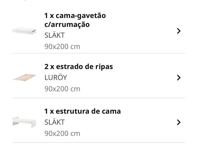 Venda de mobiliário de quarto IKEA em ótimo estado