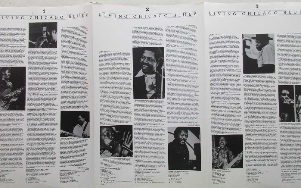 Living Chicago Blues - - - - - Vários  - - - - - Caixa com 3 X LP