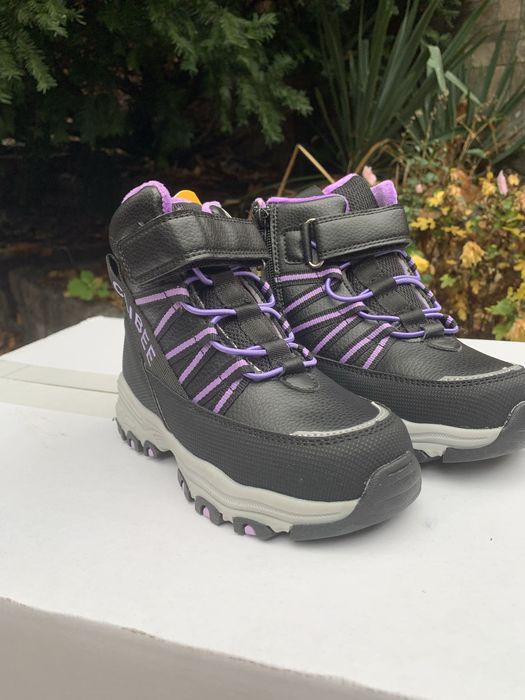 27/28р Термо ботинки на девочку clibee новые теплые зимние