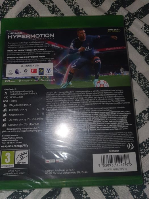 FIFA 22 Xbox Series X PL nowa zafoliowana