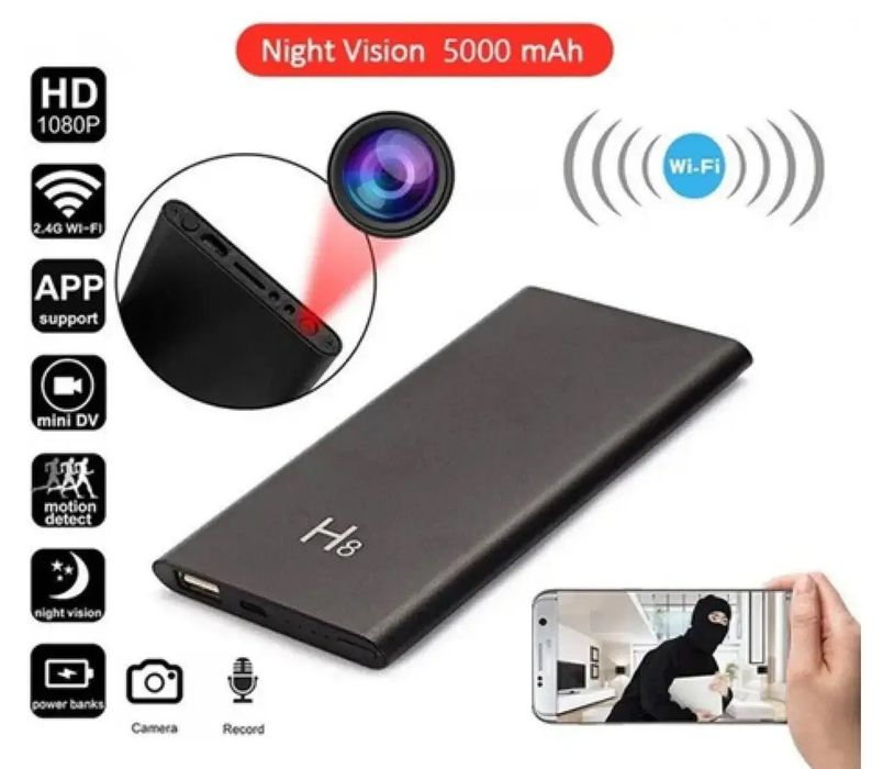 Повербанк з прихованою WiFi камерою