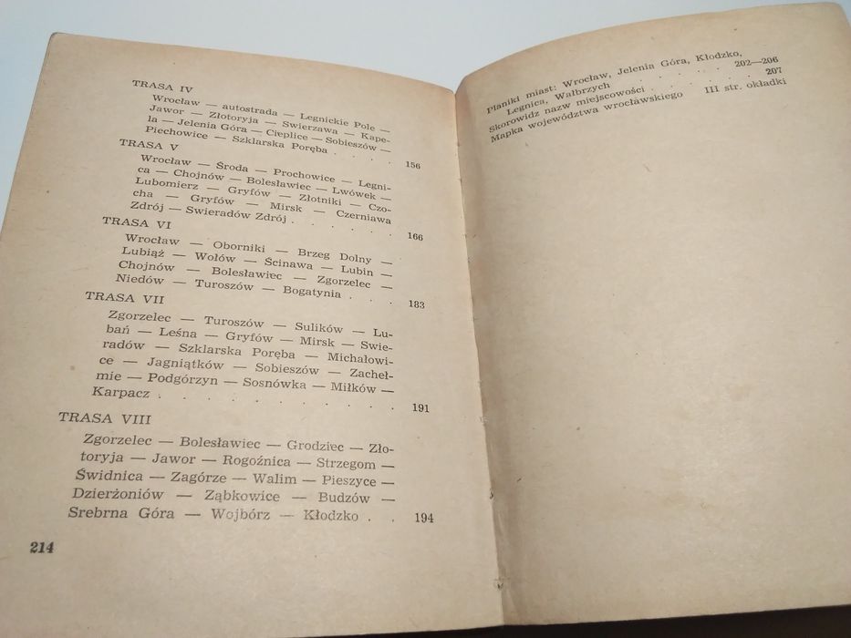 Stary przewodnik turystyczny Dolny Śląsk z 1965 roku