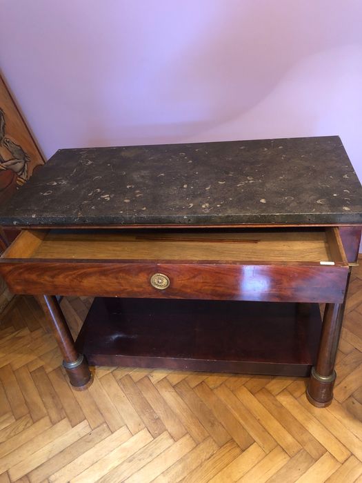 Duże biuro-konsola z epoki Empire pocz XIX w .