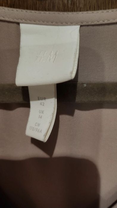 Kopertowa sukienka maxi elegancka M L 38 40 h&m