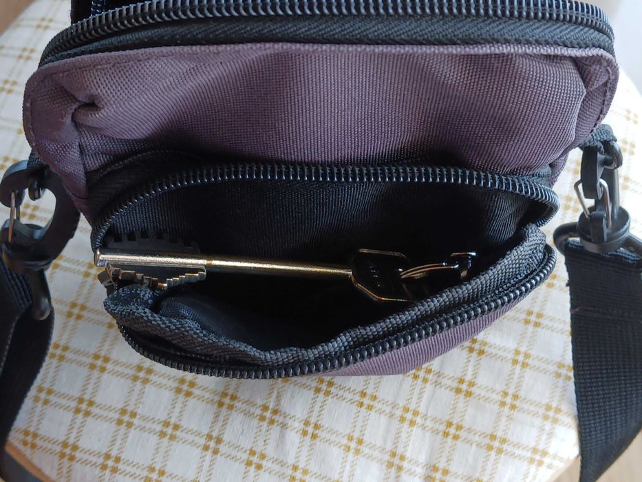 Bolsa de Cintura e Tiracolo para Homem