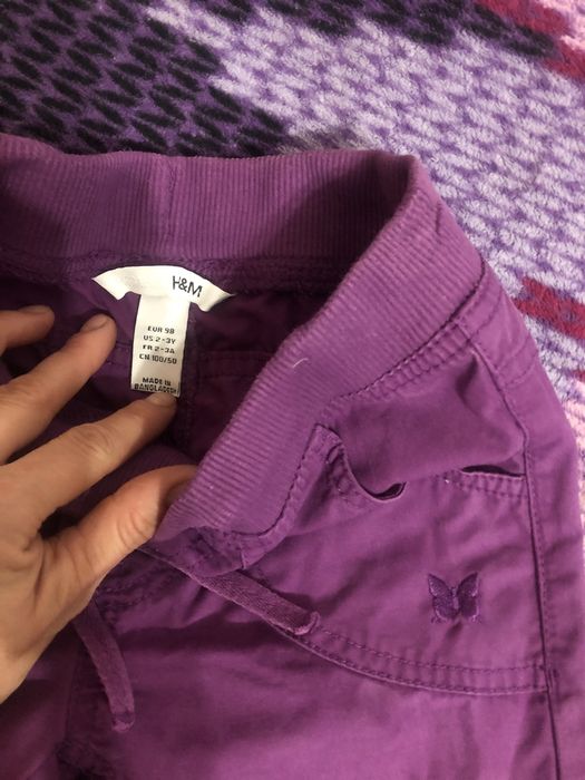 Штаны брючки H&M 2-3 года, замер на фото. Надеты 2 раза