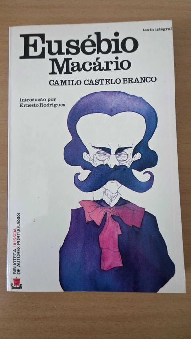 Livro "Eusébio Macário" de Camilo Castelo Branco
