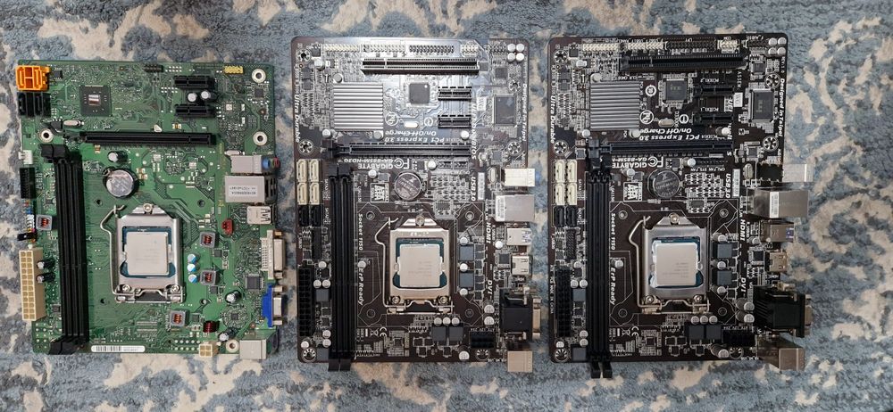 Płyta główna gigabyte ga-b85m-hd3g +Płyta fujitsu d3240 b13gs1