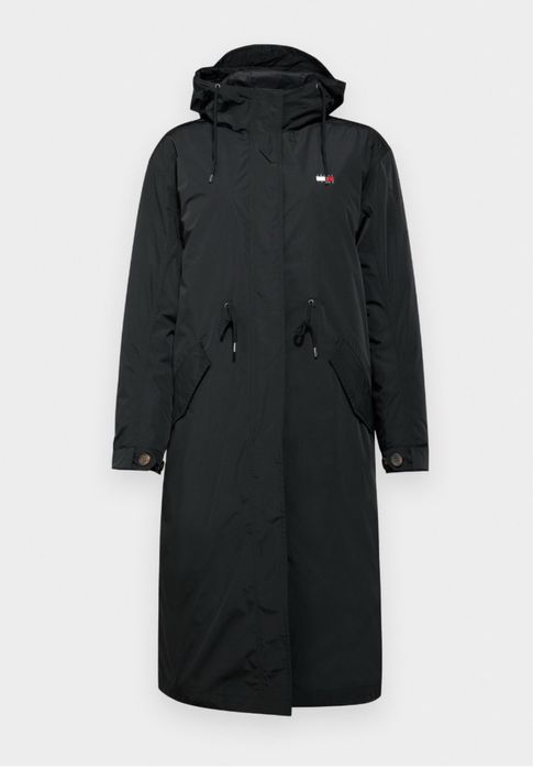 Czarna kurtka plaszcz  parka tommy hilfiger M ocieplana nowa