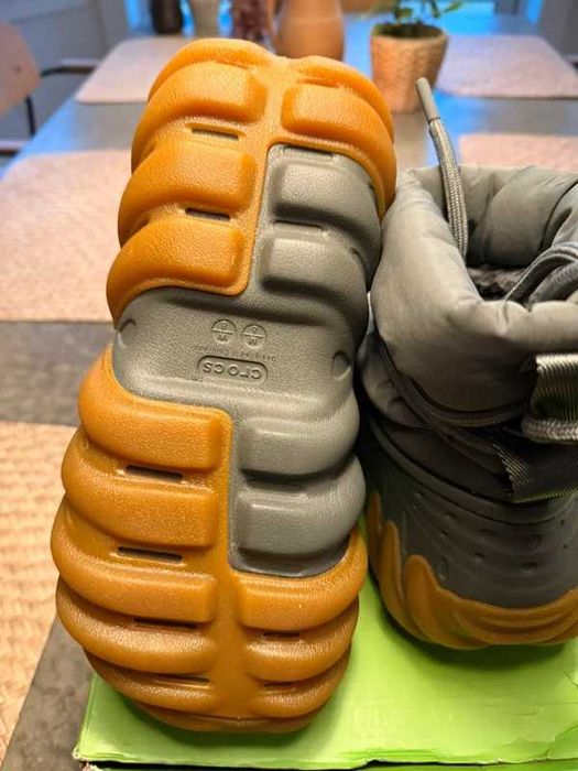 crocs echo boot termiczne śniegowce buty zimowe unisex 38/39 24 khaki