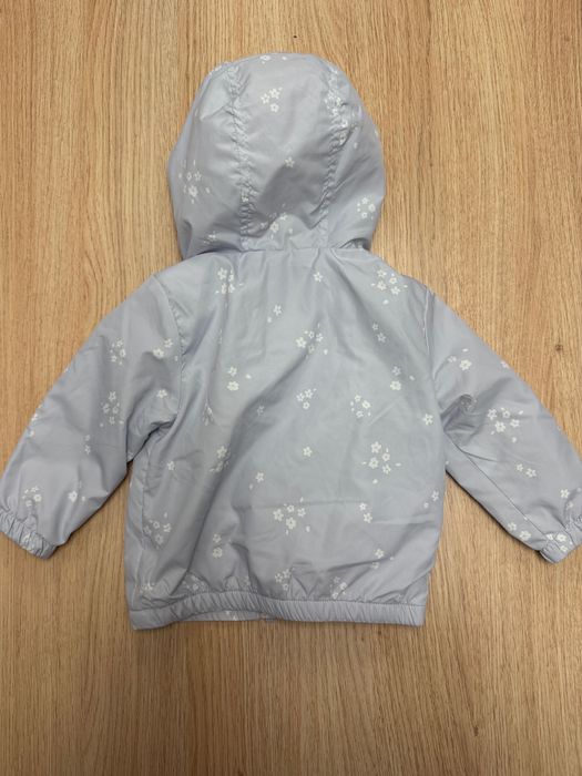 Демісезонна куртка худі George 9-12 міс з флісом зайчики для дівчинки