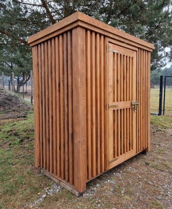 Domek narzędziowy drewniany 2 x 1,1m, domek ogrodowy lamelowy
