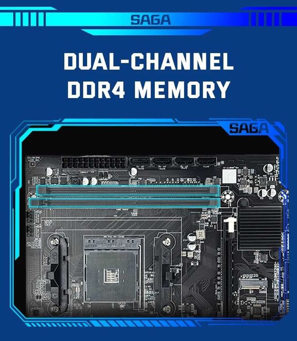 Soyo B450M D4-KN M-ATX Socket AM4