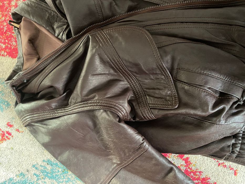vintage leather jacket шкіряна куртка