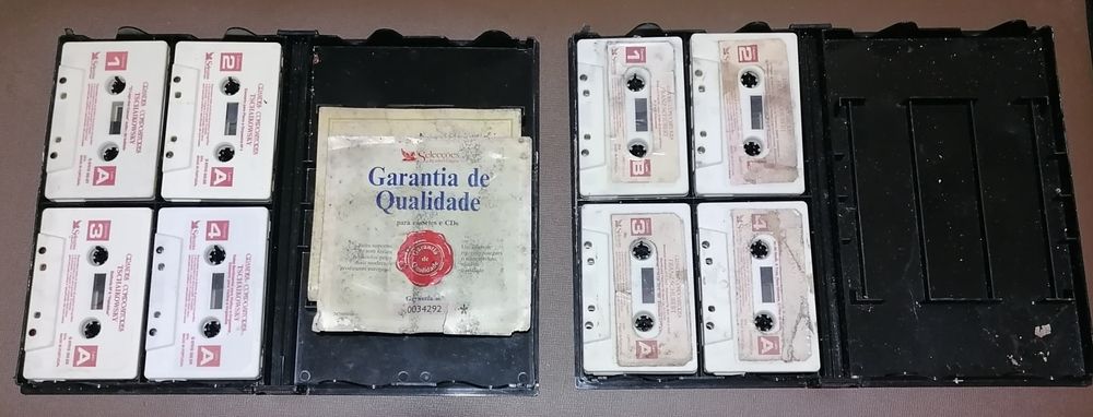 K7 colecção de música clássica em cassetes