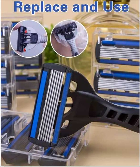 Бритва  с 9-ю сменными картриджами