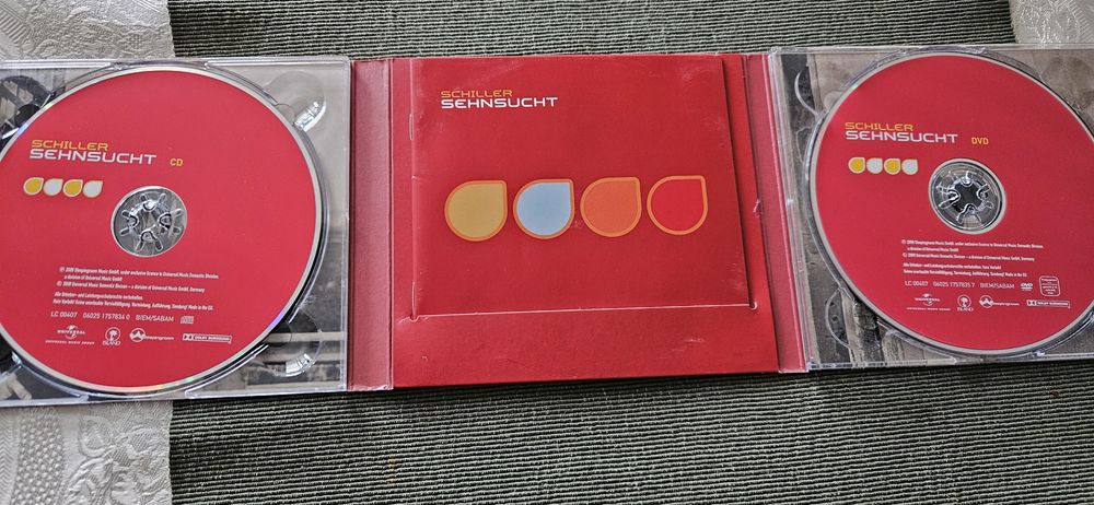 Schiller  - Sehnsucht. Cd + dvd.