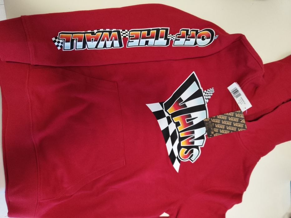 Sweatshirt vermelha da Vans de criança tamanho M