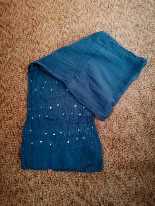 Szal damski, granatowy