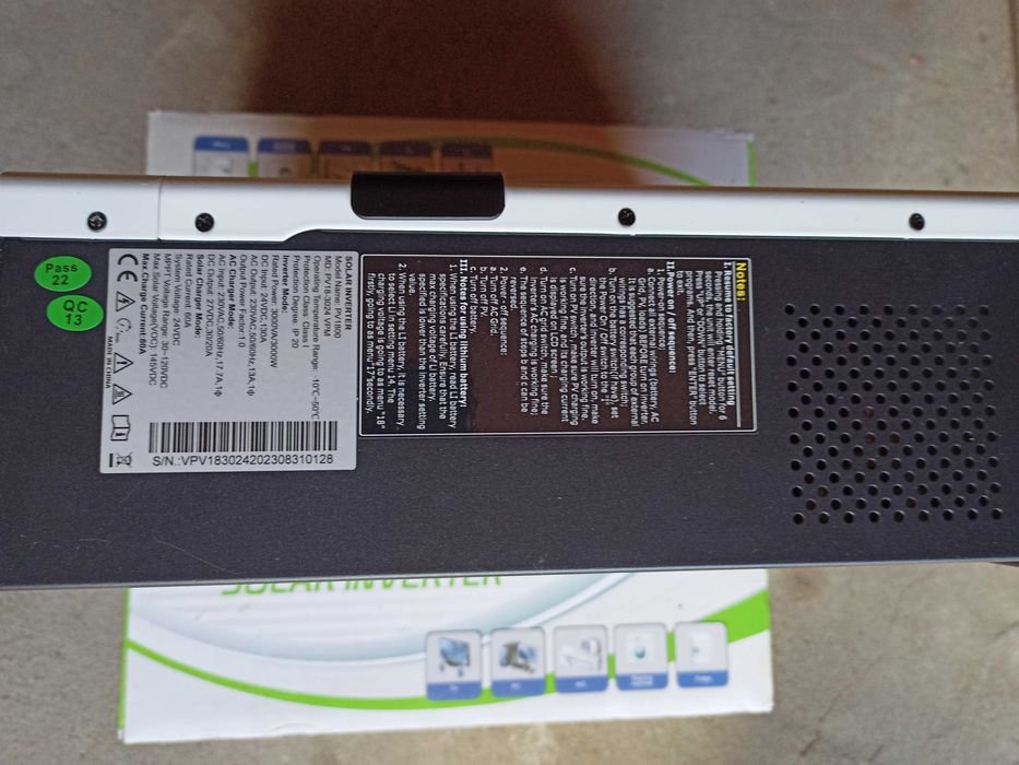 Гібридний сонячний інвертор must 3 квт