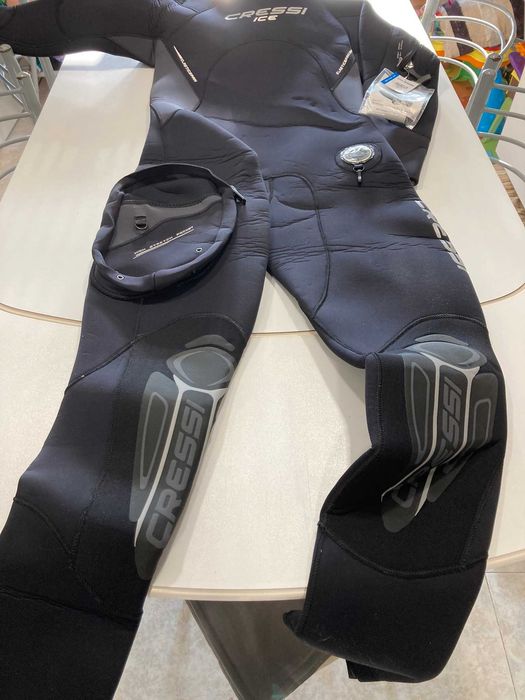 Material de mergulho CRESSI Iceman 7mm + Capuz + Barbatanas + Cinto