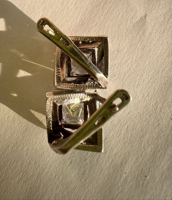 Серебряные серьги 925 пробы