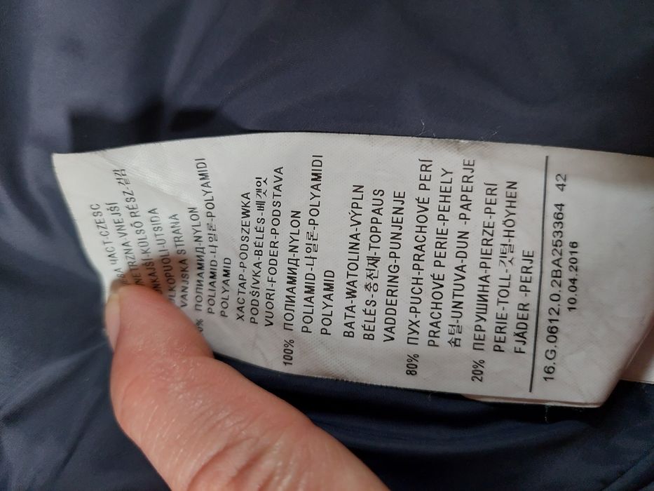 Benetton plaszcz puchowy rozm 36