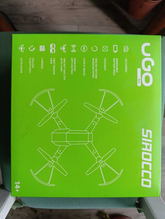 Dron uGo Sirocco UDR-1173 kamera VGA 2,4ghz żyroskop fpv headless 360 flip HD