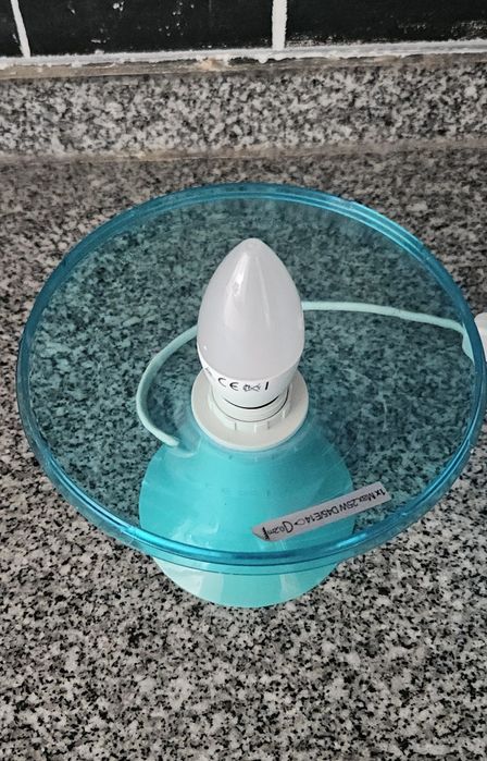 Candeeiro quarto de criança, azul