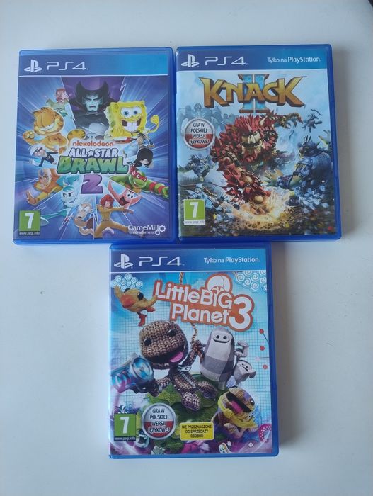 Gry All Star Brawl 2 i Little big planet 3  PS4 i PS5