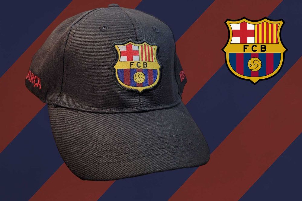 Czapka FC Barcelona  junior licencja oficjalny produkt klubowy