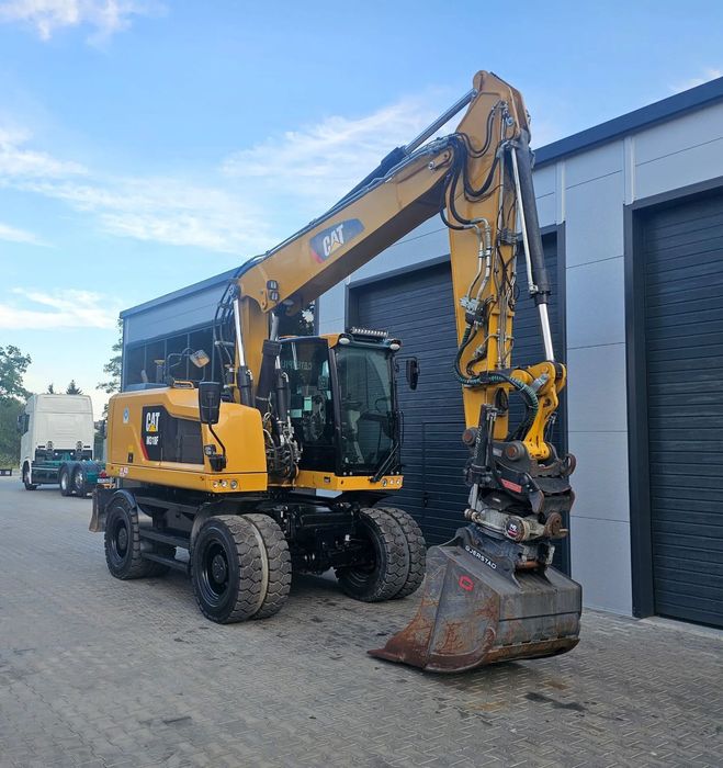 Caterpillar M318F Rototilt INDEXATOR LEICA 3D MCP80  2019r OilQuick System Niwelacji, Super stan!