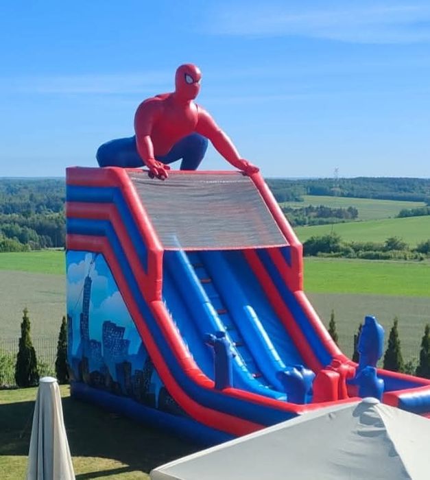 Zjeżdżalnia zamek ślizg dmuchaniec dmuchany impreza komunia urodziny