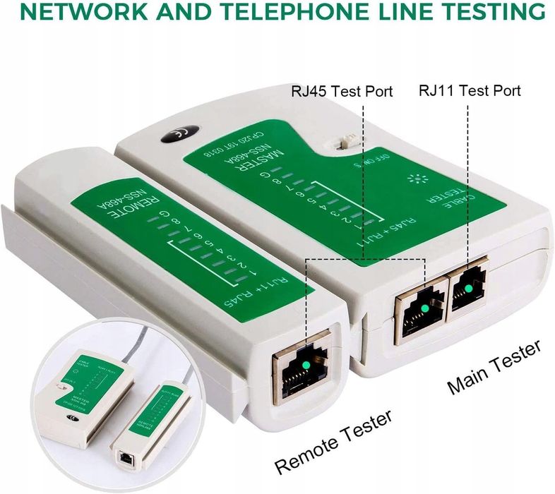 Zestawy naprawcze sieci SGILE 12w1 Tester kabli