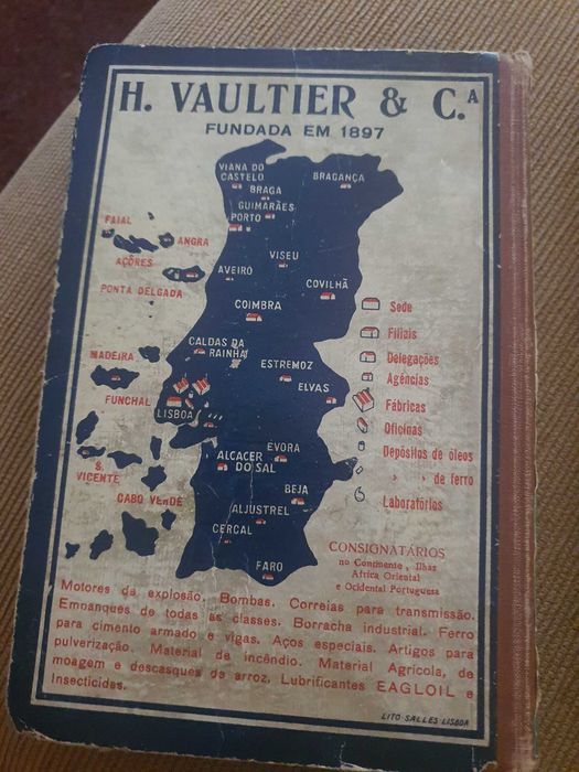 Almanaque Bertrand 1950 raro/reliquia