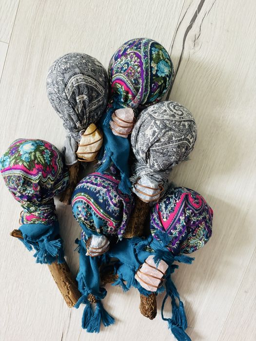 Grzechotka szamańska instrument etniczny handmade