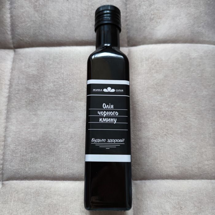 Олія чорного кмину холодного віджиму, 250мл, Масло черного тмина