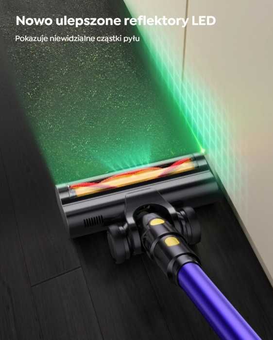 Laresar X11 odkurzacz, 550 W/75k Pa, alternatywa Dyson Gratis Dostawa