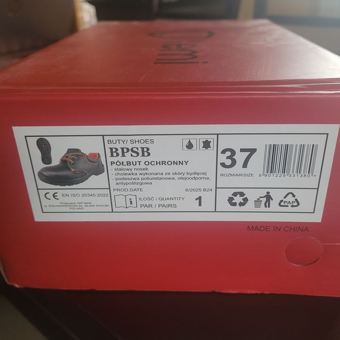 Buty robocze r.37