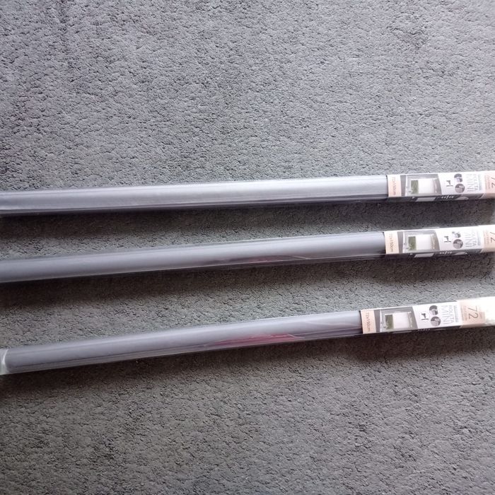 Rolety stalowe ciemny materiał 72x150cm