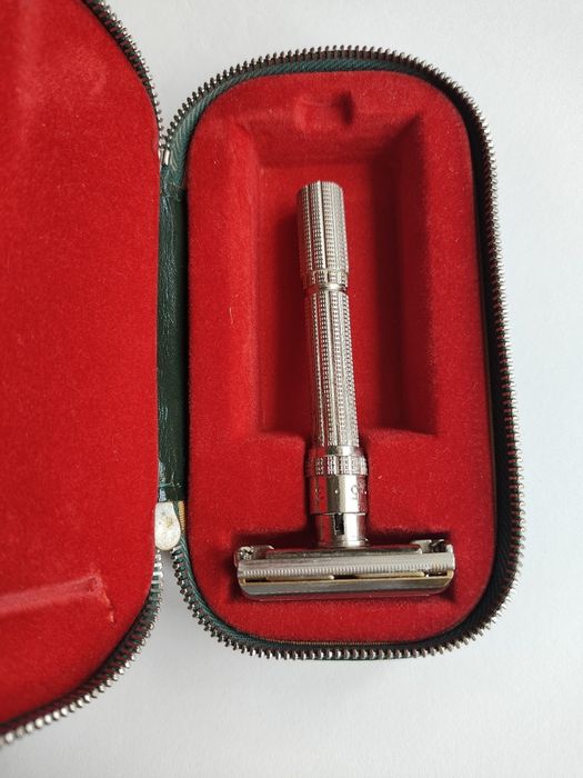 Maszynka Gillette Slim Adjustable 1964 (J4) + Unikalne Etui RAFAMET PRL