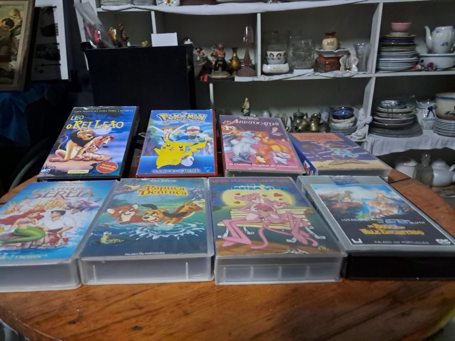 Varias cassetes vhs