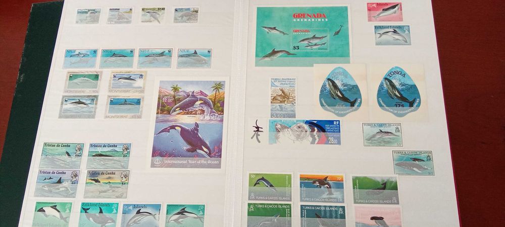 4 Classificadores novos com selos estrangeiros